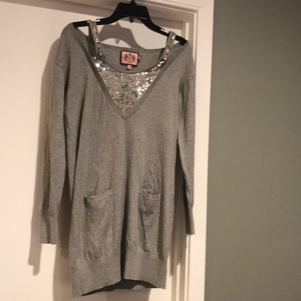 Juicy Couture Grey Sweater Dress.
